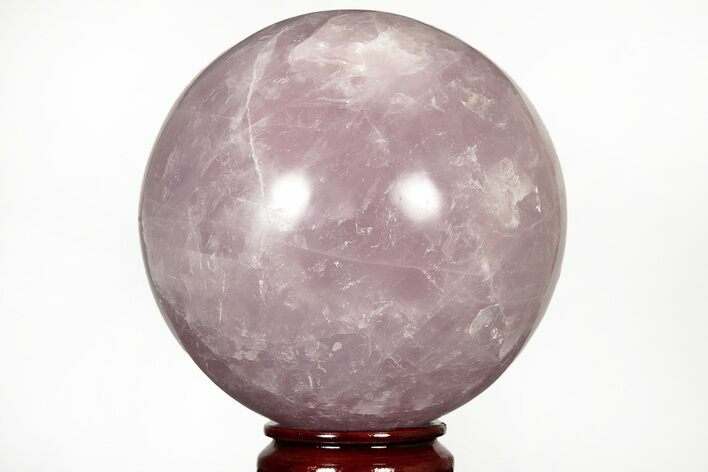 Polished Rose Quartz Sphere - Madagascar #216937